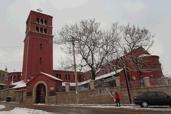 青岛市南区观象二路基督教堂